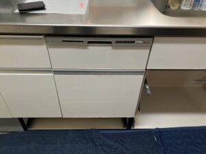 長野キッチン取付け隊　食洗機の取外して収納　施工前 